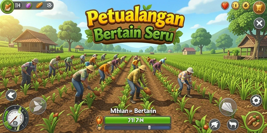 Tampilan antarmuka permainan 71H yang menarik dan intuitif.