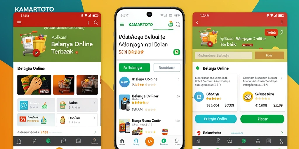 Tampilan antarmuka KAMARTOTO yang user-friendly untuk belanja online.