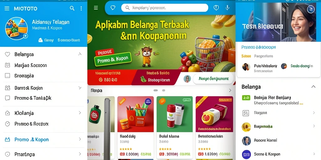Antarmuka MIOTOTO yang menarik dengan berbagai kupon menarik.