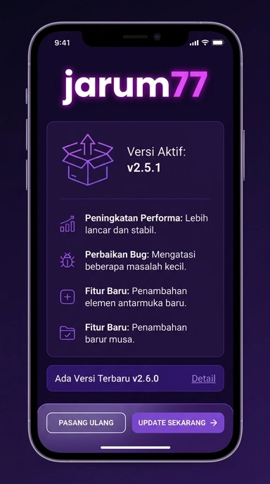 Riwayat Versi Jarum77 untuk Pengguna Android